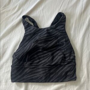 lululemon athletica Black Zebra Sports Bra